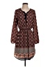 Daniel Rainn 100% Polyester Paisley Brown Casual Dress Size S - photo 1