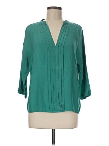 Bellatrix 3/4 Sleeve Silk Top (view 1)