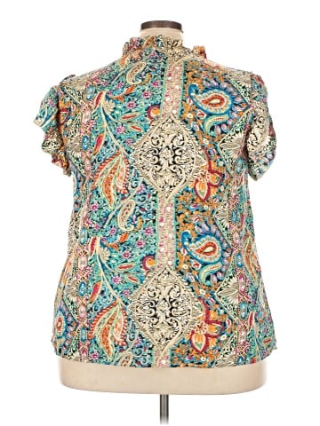 Emery Rose Short Sleeve Blouse (view 2)