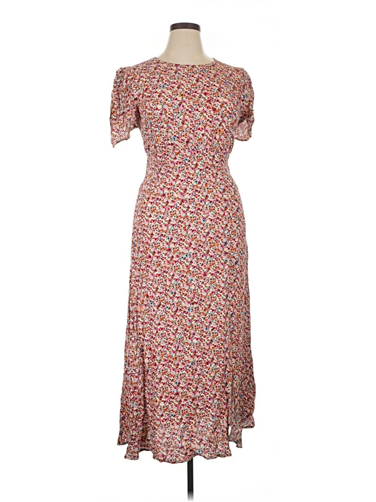 Pre-owned Afrm Casual Dress In Red