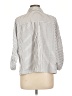 Max Studio Stripes Ivory 3/4 Sleeve Blouse Size L - photo 2