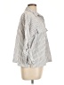 Max Studio Stripes Ivory 3/4 Sleeve Blouse Size L - photo 4