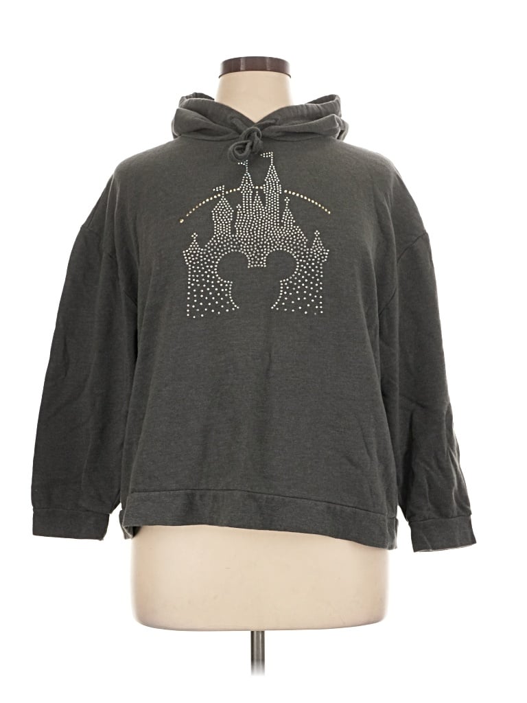 Pre-owned Disney Parks Sweatshirt In Gray