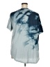 wonderly Tie-dye Blue Short Sleeve Top Size XXL - photo 2