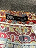 Zara 100% Polyester Print Blue Casual Pants Size S - photo 8