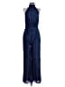 Elevenses Metallic Blue Jumpsuit Size 4 - photo 1