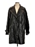 Shein 100% Polyurethane Black Trenchcoat Size L - photo 1