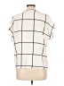 Shein 100% Polyester Ivory Short Sleeve Blouse Size L (tall) - photo 2