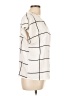 Shein 100% Polyester Ivory Short Sleeve Blouse Size L (tall) - photo 4