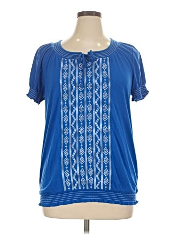 Carolyn Taylor Short Sleeve Henley (view 1)