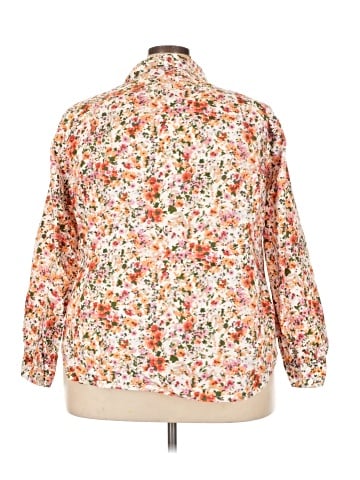 Liz Claiborne 3/4 Sleeve Button-Down Shirt (view 2)
