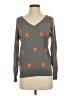 Wallace Stars Gray Pullover Sweater Size S - photo 1