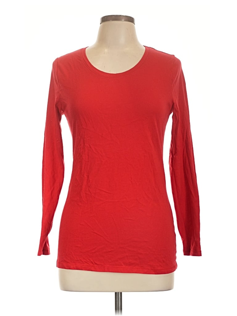 Pre-owned No Boundaries Long Sleeve T-shirt In Red