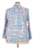Ruby Rd. Paisley Blue Long Sleeve Blouse Size 3X - photo 2