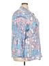 Ruby Rd. Paisley Blue Long Sleeve Blouse Size 3X - photo 4