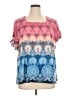 Allison Daley Blue Short Sleeve Blouse Size 1X - photo 1