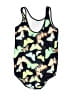 Assorted Brands Graphic Black One Piece Swimsuit Size 14 - photo 2
