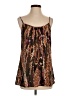 CAbi 100% Polyester Brown Sleeveless Blouse Size S - photo 1