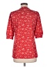 Unbranded Red 3/4 Sleeve Blouse Size M - photo 2