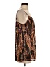 CAbi 100% Polyester Brown Sleeveless Blouse Size S - photo 4