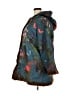 Unbranded 100% Polyester Floral Teal Coat Size 2X - photo 5