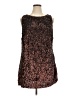 H&M Brown Sleeveless Blouse Size XL - photo 1