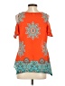 Venus 100% Polyester Orange Sleeveless Blouse Size S - photo 2