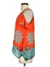 Venus 100% Polyester Orange Sleeveless Blouse Size S - photo 5