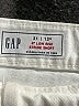 Gap Hearts White Ivory Denim Shorts Size 31 waist - photo 3