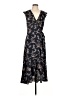 Max Studio Paisley Black Casual Dress Size L - photo 1