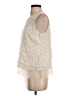 Vince Camuto 100% Polyester Ivory Sleeveless Blouse Size S - photo 5