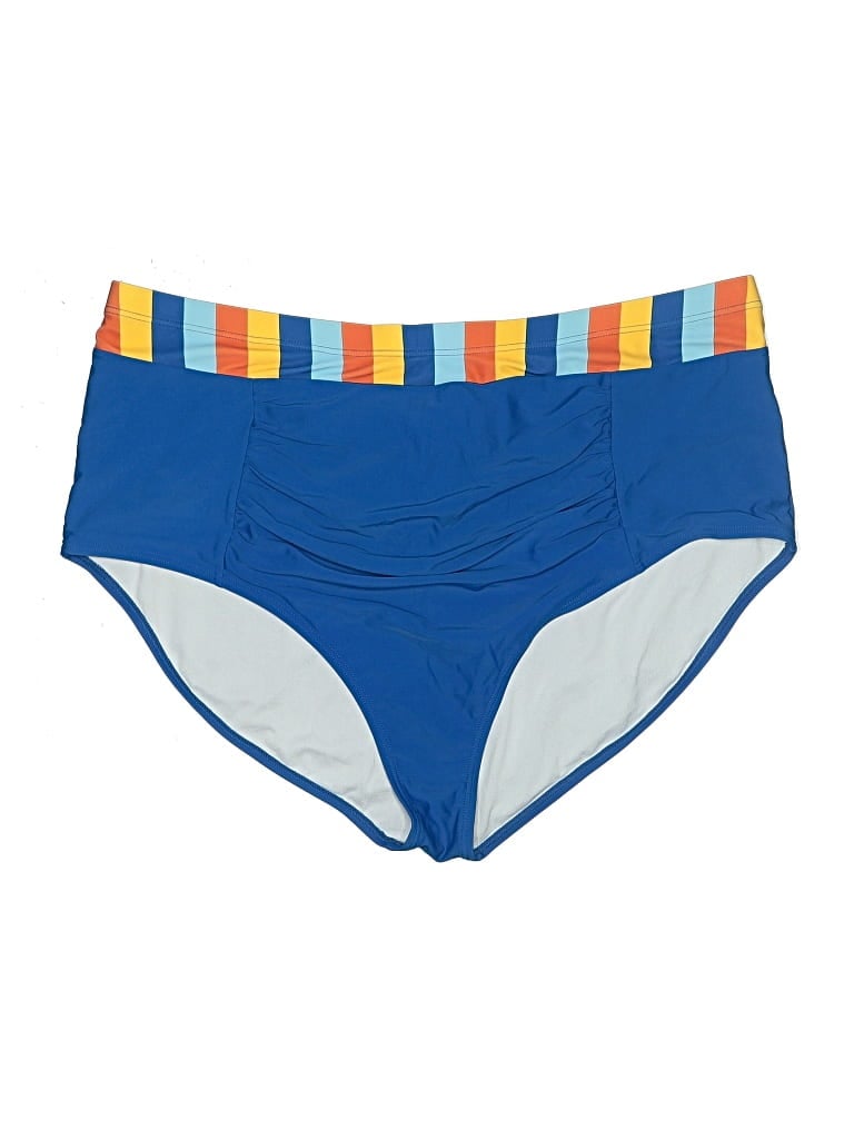 Pre-owned Bloomchic Swimsuit Bottoms In Blue