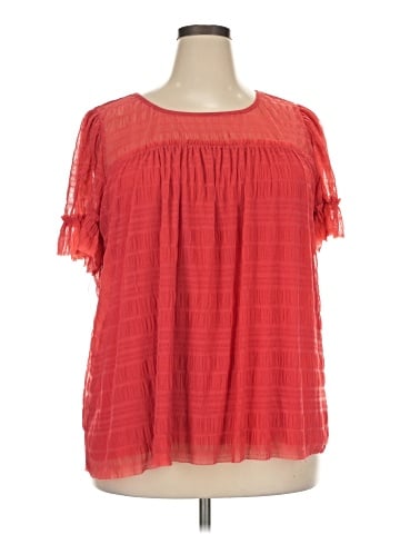 Max Studio Short Sleeve Blouse (view 1)