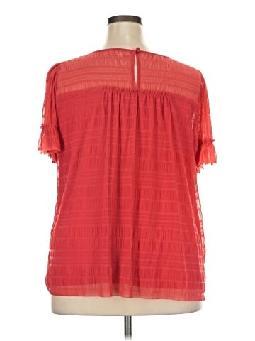 Max Studio Short Sleeve Blouse (view 2)