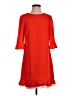 CeCe 100% Polyester Solid Red Casual Dress Size 2 - photo 1