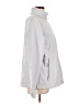 Columbia 100% Polyester Solid Silver Windbreaker Size L - photo 4