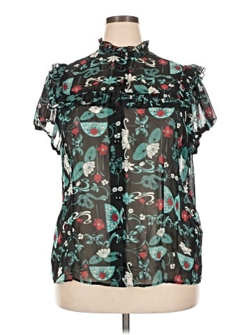 Hell Bunny Short Sleeve Blouse