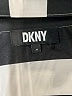 DKNY 100% Polyester Stripes Silver Long Sleeve Blouse Size M - photo 7