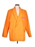 Boohoo 100% Polyester Color Block Orange Blazer Size 12 - photo 1