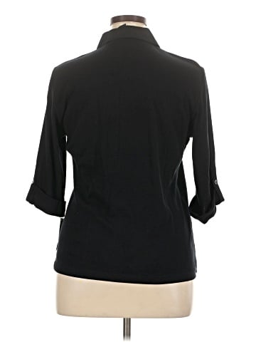 Karen Scott Long Sleeve Polo (view 2)