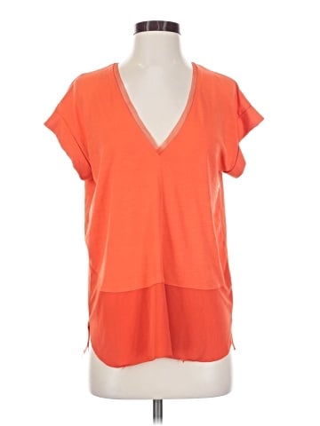 Zara W&B Collection Short Sleeve Top (view 1)