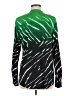 Calvin Klein 100% Polyester Animal Print Green Long Sleeve Blouse Size M - photo 2