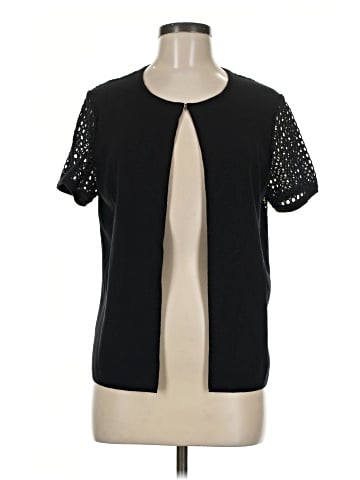 Lafayette 148 New York Short Sleeve Blouse (view 1)
