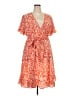 Max Studio Paisley Orange Casual Dress Size 2X - photo 1