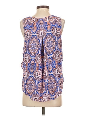 Parker Sleeveless Silk Top (view 2)