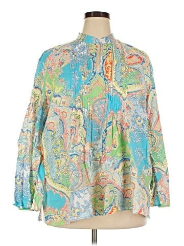 Lauren by Ralph Lauren Long Sleeve Blouse (view 1)