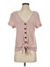 Sanctuary Pink Short Sleeve Top Size XS - photo 1