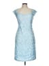 Alexia Admor 100% Polyester Solid Blue Cocktail Dress Size 10 - photo 1