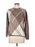 DressBarn Argyle Brown Pullover Sweater Size L - photo 1