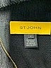 St. John Color Block Gray Yellow Wool Cardigan Size L - photo 4